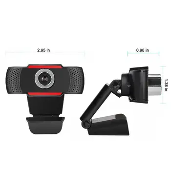 USB Počítača, Webkamery Full HD 720/1080P Kamera, Fotoaparát Digitálny Web Kameru S Micphone Pre Prenosný POČÍTAČ, Otočná Kamera