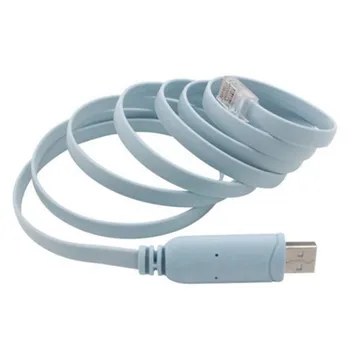 USB Predlžovací Konzoly RJ45 Kábel FTDI USB FT232R čip+RS232 Úroveň Shifter 1,8 M Pre Cisco H3C HP huawei router (odkaz servic