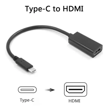 USB Typ C pre Adaptér HDMI USB 3.1 USB-C, HDMI Adaptér Mužov a Žien Converter pre Samsung Galaxy S8/8+ Plus Huawei MacBook
