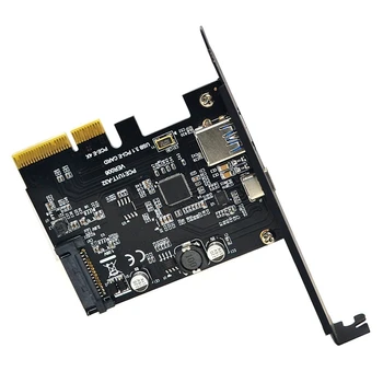 USB3.1 TYP-C + TYP-A Rozširujúca Karta ASMedia ASM3142 na 10Gbps