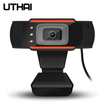 UTHAI DC01 HD a 12MP fotoaparát so vstavaným zvukovo-izolačné mikrofón, webkamera, videohovor, počítač, fotoaparát, rozlíšenie 640 x 480