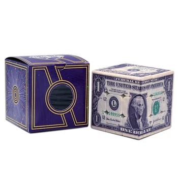 UV Tlač Dolár Vzor 3x3 Magic Cube Puzzle Profesionálne Rýchlosť Kocky Vzdelávacie Hračky Pre Deti, Študenti Darček k Narodeninám