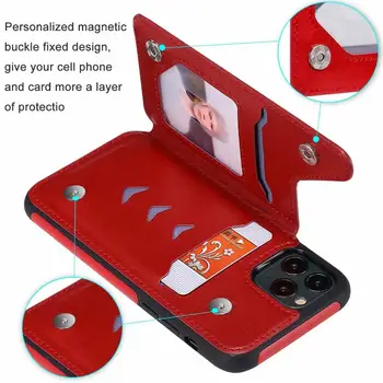 UYFRATE Shockproof Kožené 3D Plastický Motýľ Pracky Stojan Peňaženky Prípade Funda Pre iPhone 11 Pro Max XS Max XR X 8 7 6 SE 2020