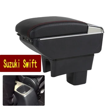 V stredovej Konzole Úložný Box Pre Suzuki Swift 2005-2019 Opierkou Ramena Zvyšok Otočná Auto príslušenstvo