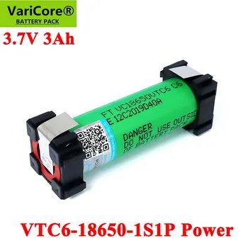 VariCore VTC6 3,7 V 3000mAh 18650 Li-ion Nabíjacie batérie pre Skrutkovač Elektrické ručné vŕtačky DIY zvaru batérie