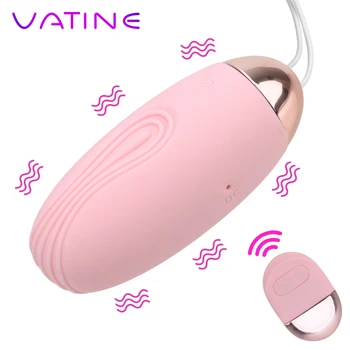 VATINE Bezdrôtové Diaľkové Ovládanie Vibračné Vajcia 10 Rýchlosti Klitorisu Stimulátor G-bod Vibrátory Sexuálne Hračky Pre Ženy