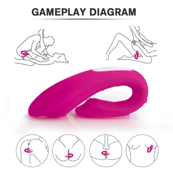 VATINE Ohybný G-spot Vibrátor Klitorisu Pošvy Stimulátor Bezdrôtové Diaľkové Ovládanie Sexuálne Hračky pre Ženy Pár Zdieľať