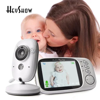 VB603 Video Baby Monitor Spánku 3.2 2.4 Palcov G Bezdrôtový LCD, obojsmerné Audio Hovoriť Nočné Videnie Dohľadu Baba kamerovým systémom