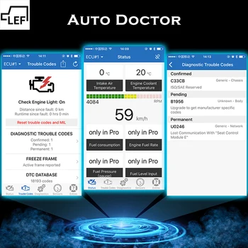 VC100 V1.5 ELM327 Bluetooth 4.0 OBD2 Skener PIC Pre Android/IOS OBD OBD2 Auto Diagnostický Nástroj Auto