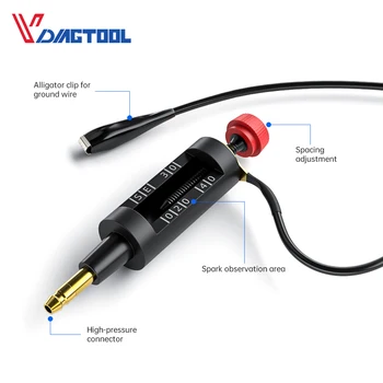 Vdiagtool Auto Spark Plug Tester Drôtu cievky s Vysokou Energiou Zapaľovacieho Systému V Súlade Auto Okruhu Diagnostický Test Oprava Nástrojov