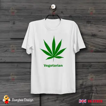 Vegetariánska Burín Konope, Marihuana Tee Stoner Zábavné Pohode Unisex Tričko