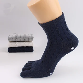 Veridical 5 Párov/Veľa Bavlnené Ponožky S Prstami Ženy, Dievča, Pevné Čipky Päť Prstov Ponožky Harajuku Sox Snehové Vločky Silikónové Non-Slip