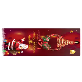 Veselé Vianoce Vitajte Doormats Krytý Domov Koberce Dekor 40x120CM Vianočné nábytok, dekorácie Weihnachten