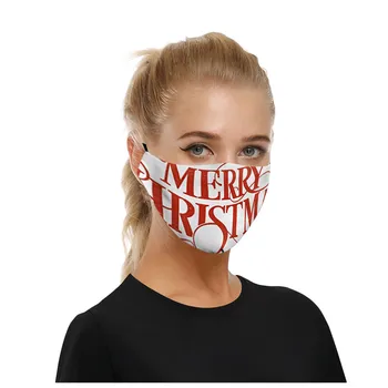 Veľa Umývateľný Vytlačené Bavlna Maska na Ústa, Tvár Masku Proti PM2.5 Prachu Úst Maska 1Pc Filter Uhlíkom Maska Textílie#E5