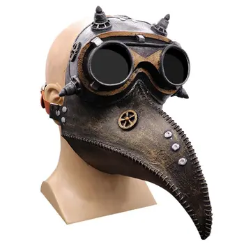 Veľkonočné Halloween Zdobiť Maska Punk Retro Zobák Lekár Mor Vrana Maska protiprachová A Smog-dôkaz Maska Hot