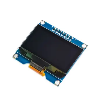 Veľkoobchod 1.54 palcový 7PIN Bielej Obrazovky OLED Modul SSD1309 Jednotky IC Kompatibilný pre SSD1306 IIC / SPI Interface 128*64