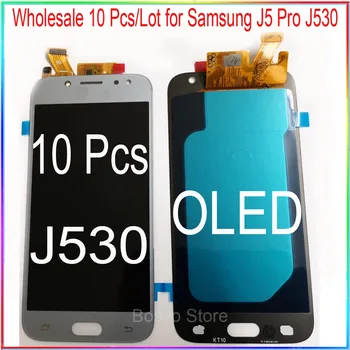 Veľkoobchod 10 Ks/Veľa pre Samsung J5 2017 J530 J5 PRO LCD displej s dotykovým Digitalizátorom. montáž