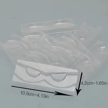 Veľkoobchod 100/pack jasné lash podnosy plastové noriek riasy držiteľ rias zásobník pre rias balenie box package prípade väčšinu predajcov