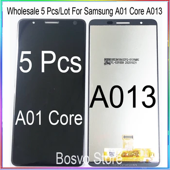 Veľkoobchod 5 Ks/Veľa pre Samsung A01 Core A013 displej s dotykovým montáž A013F A013G