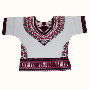 Veľkoobchod Deti 2020 Dieťa afriky oblečenie Nový Dizajn Tradičné Africké Oblečenie Tlač Dashiki T-shirt Pre Chlapcov a Dievčatá