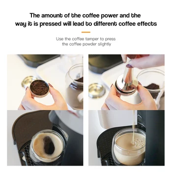VEĽKÉ a Malé Pohár Opakovane Vertuo Kávové Kapsule Oceľ Nehrdzavejúca Kov pre Nespresso Vertuoline Plus Stroj Krém Filtra Kávy