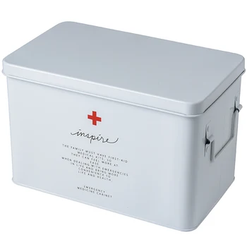 Veľké Medicíny Box Prenosný Domácnosti Prvej Pomoci Box, Multi-function Ambulantnej Skladovanie Multi-layer Prvej Pomoci, Lekárske Box Skladovanie