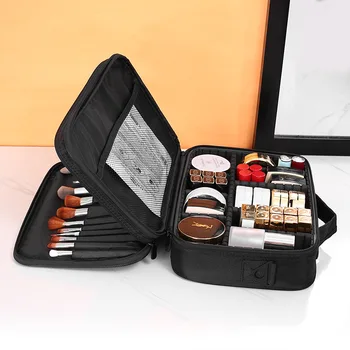 Veľkú Kapacitu kozmetická taška ženy prenosné cestovné kozmetika úložný box iny Vietor Super fire prenosný, profesionálny make-up okno