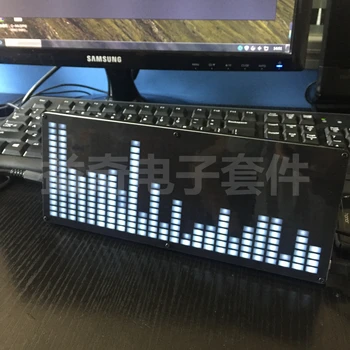 Veľký 24 Segmenty LED Hudba Spektra Elektronických Výroba Držiak pre DIY Komponentu Spektra Zobrazenie Úrovne
