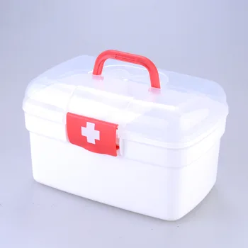 Veľký Rodinný dom lekárničku Kabinetu Zdravotnej Starostlivosti Plastové Drog Prvá Pomoc Kit Box Úložný Box bielizník