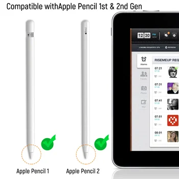Vhodné pre Apple ApplePencil 1. a 2. generácie univerzálnych nibs, vhodné pre iPad a Android tablet pen-tip telefóny