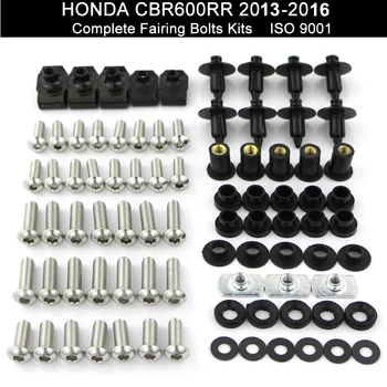 Vhodné Pre Honda CBR600RR CBR 600RR 2013 2016 Dokončiť Úplnú Kapotáže Skrutky Súpravu, Skrutky, Matice Kapotáže Klipy z Nehrdzavejúcej Ocele
