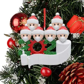 Vianoce, Narodeniny, Party Dekorácie Darček Produkt Šťastný Nový Rok Vianočný Stromček Osobné Visí Ozdoby Sociálne Dištancovanie
