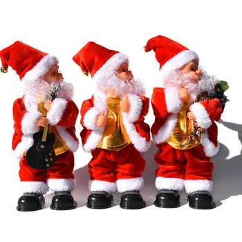 Vianočné darčeky trasie hip hudba Santa Claus elektrické hračky, Vianočné ozdoby starších bábika darčeky dovolenka dovolenka deti hračky