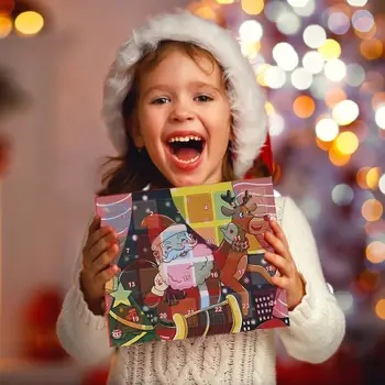 Vianočné DIY Adventný Kalendár Módne Šperky Adventný Kalendár Zlatý Náramok Náhrdelník Časovač, Kalendár Darčeka pre Dievčatá