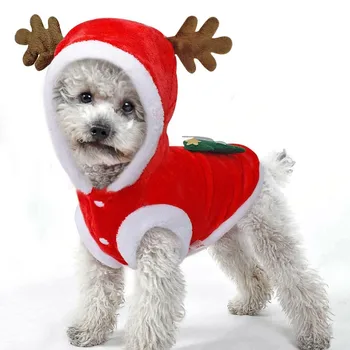 Vianočné Pet Oblečenie pre psy, Mačky Kostým Zimné Pes, Mačka Kabát Pre Malé Psy, Mačky, Čivava, Teriér Oblečenie pre Mačky Ropa para perro 30S2
