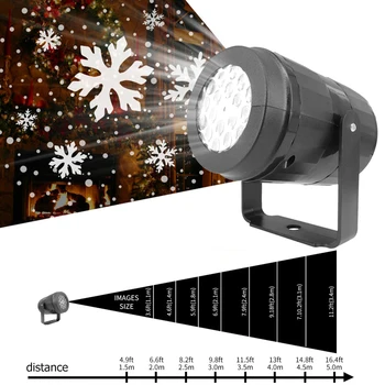 Vianočné Projektor laserového Svetla LED Vodotesný Snowflake Nový Rok party Domáce Dekorácie záhrada krajiny lampy Dropshipping