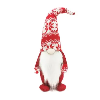 Vianočný Handmade švédsky Santa Plyšové Gnome Bábiky Hračky Vianočný Darček Strany Ozdoby K1MF