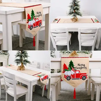 Vianočný Stôl Vlajka Placemat obrus Snehuliak Orech Vojak Stôl Runner pre Nový Rok Party Vianočné Ozdoby