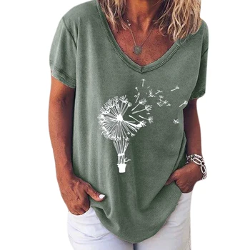 VICABO Žena T-shirt Voľné Letné dámske Tričko Plus Veľkosť Dámy Top Bežné Krátke Rukáv V krku t tričko Ženy Oblečenie 2020