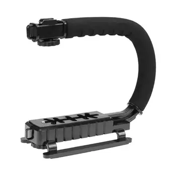 Video Akcia Fotoaparát Stabilizačný Rukoväť Ručné Stabilizátor s Bluetooth Remote pre GoPro U-Grip Triple Shoe Mount