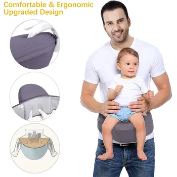 Viedouce ergonomické čelom hip sedadlo baby carrier pás stolice baby doll hipseat predný držiak batoľa detská doska dopravcu