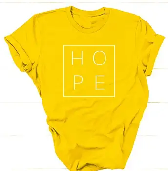 Viera, Nádej, Láska Kresťanská T-Shirt Zábavné Kresťanstvo Graphic Tee Lumbálna Bežné Štýlový Žltá Bavlna top Viery ponuku košele