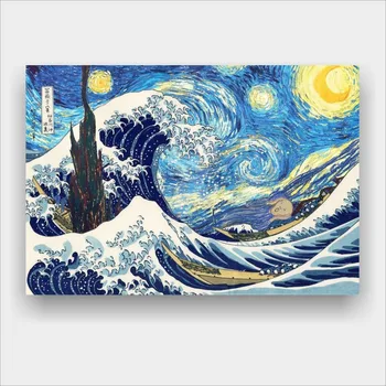 Vincent Van Gogh Kostry Lebky S Horiacich Cigariet Umenia, Tlače, Plagát 24x36 palec