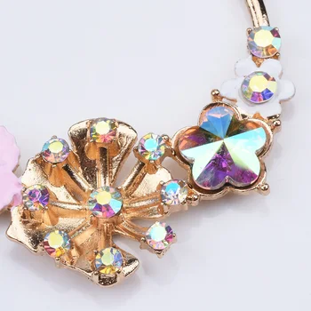 Vintage Jednoduché Luxusné Kvety Geometrické Kruhu Drop Náušnice Ženy kórejský Módne Veľké Náušnice a Strát ZA Dlhé Náušnice Šperky