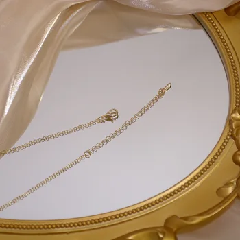 Vintage Módy Opal Rose Prívesok Zlatý Náhrdelník Žena Lesklé Crystal Nové Clavicle Reťazca Výročie Darček pre Dievčatá Luxusné Šperky