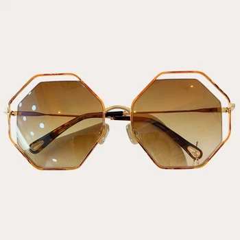 Vintage Zrkadlo slnečné Okuliare Ženy Módnej Značky Dizajnér Kovový Rám Okuliarov Odtiene UV400