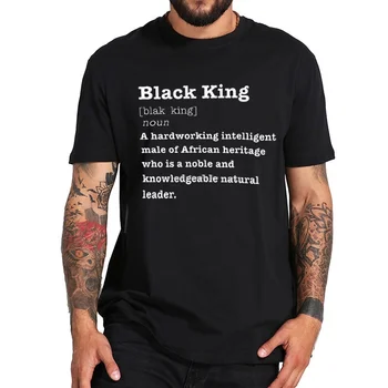 VIP HJN Potlačené Black Žije Ohľadu na T-shirts Novinka Ženy Čierneho Kráľa Definícia African Pride Melanínu Vzdelaní