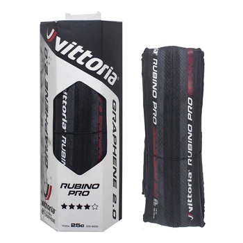 Vittoria Rubino Pro G2.0 Grafit Závod 2.0 700x25C Skladacie Pneumatík Cestných Bicyklov Clincher pneumatiky