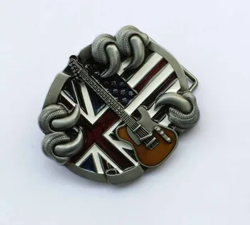 Vlajka únie Britskej Gitarovej Hlavy Opasku SW-BY630 zbrusu nový stav, vhodný pre 4cm wideth pás s nepretržitého zásob