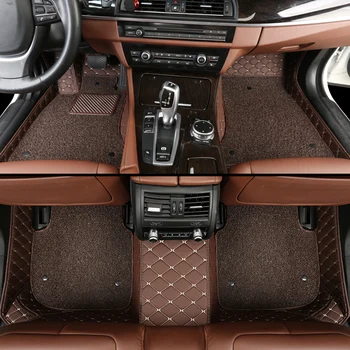 Vlastné auto podlahové rohože pre BMW e30 e34 e36 e39 e46 e90 e60 f10 f30 x1 x3 x4 x5 x6 1/2/3/4/5/6/7 auto príslušenstvo styling Vlastné